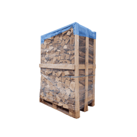 Palette de 2st de bois de chauffage sec séchoirs G1H1 - prêt à l'emploi - mélange feuillus